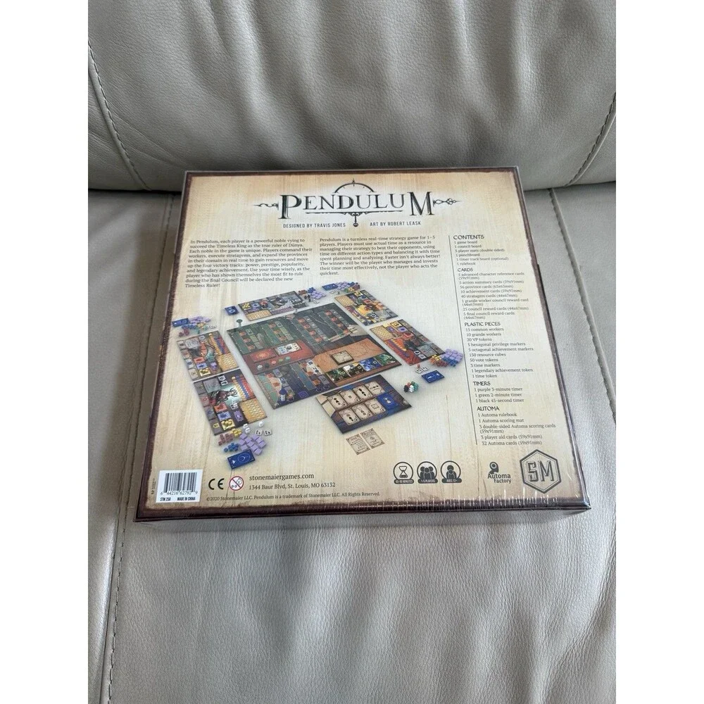 Pendulum Board Game First Printing Sealed NEW 12080/17292